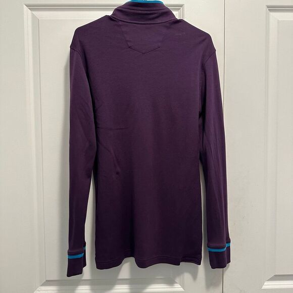 Robert Graham Royal Purple Quarter Zip Size Small - Picture 5 of 5